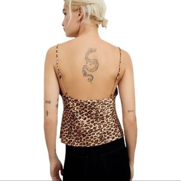 Zara Gold Chain Leopard Tank Top - Picture 3 of 7